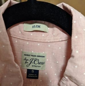 Pink dot short sleeve Jcrew